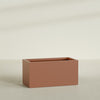 Granada Extra Large Long Rectangle Fiberglass Planter - 48 in x 24 in x 24 in - Matte Terracotta - Matte Terracotta,48 in x 24 in x 24 in