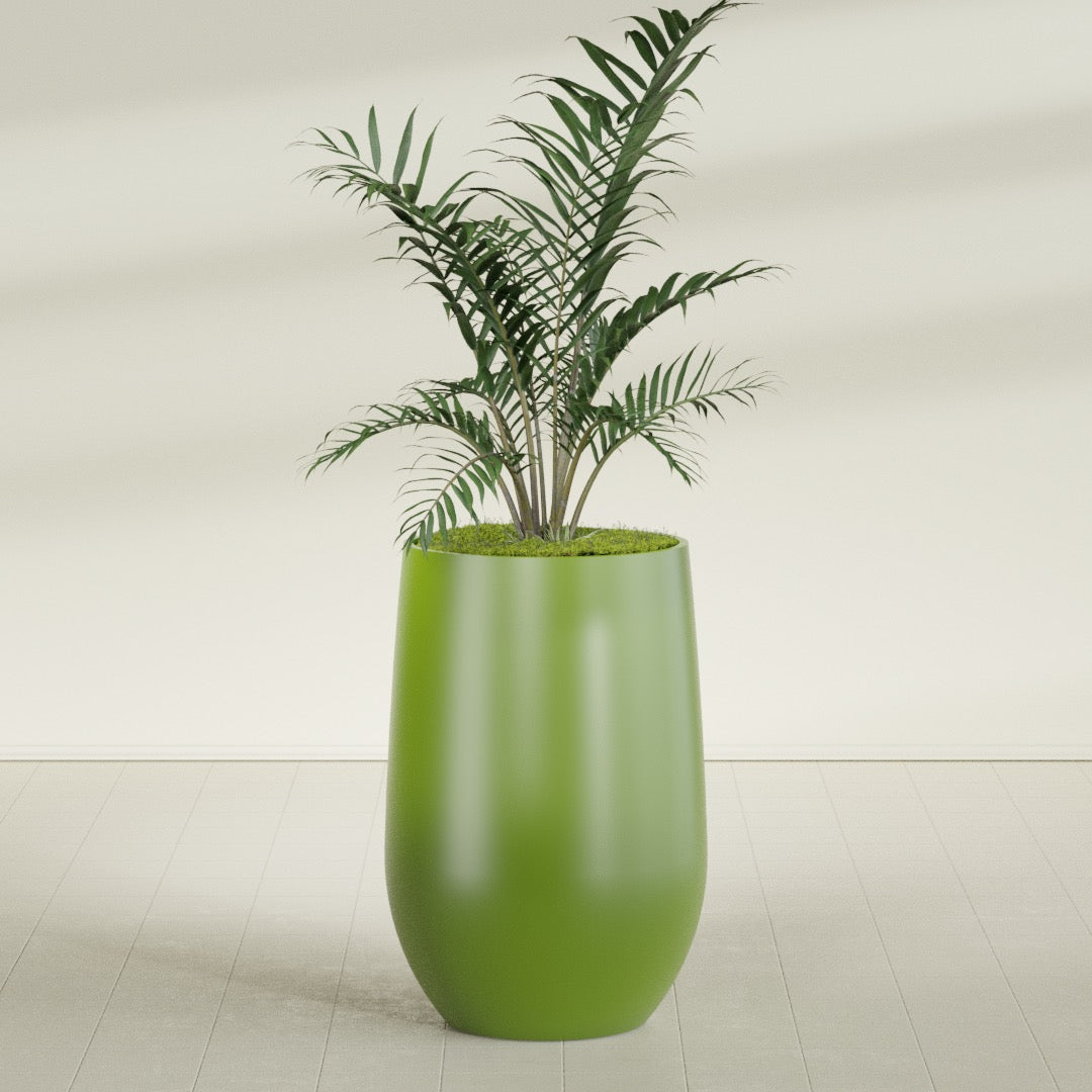 Westfield - 24in diam. x 36in - Satin Green - Satin Green,24 in diam. x 36 in H