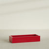 Antwerp Extra Large Long Rectangle Fiberglass Planter - 60 in x 24 in x 12 in - Gloss Red - Gloss Red,60 in x 24 in x 12 in