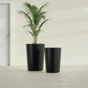 Tegel Large Round Fiberglass Planter - 22 in x 22 in x 30 in - Matte Black - Matte Black,22 in x 22 in x 30 in