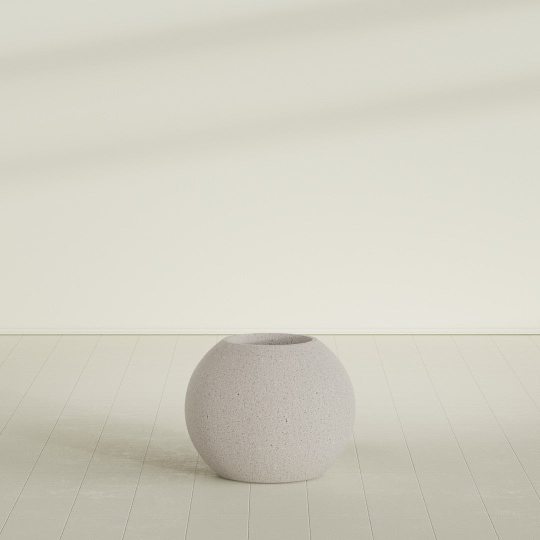 Globe - 24in diam. x 19in - StoneLight - Greystone - StoneLight - Greystone,24 in x 24 in x 20 in