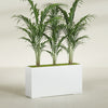 Potsdam Extra Large Long Rectangle Fiberglass Planter - 60 in x 16 in x 32 in - Matte White - Matte White,60 in x 16 in x 32 in