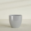 Wannsee Extra Large Round Fiberglass Planter - 50 in x 50 in x 44 in - Metallic Silver - Metallic Silver,50 in x 50 in x 44 in