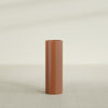 Corry Large Tall Cylinder Fiberglass Planter - 10 in x 10 in x 30 in - Matte Terracotta - Matte Terracotta,10 in x 10 in x 30 in
