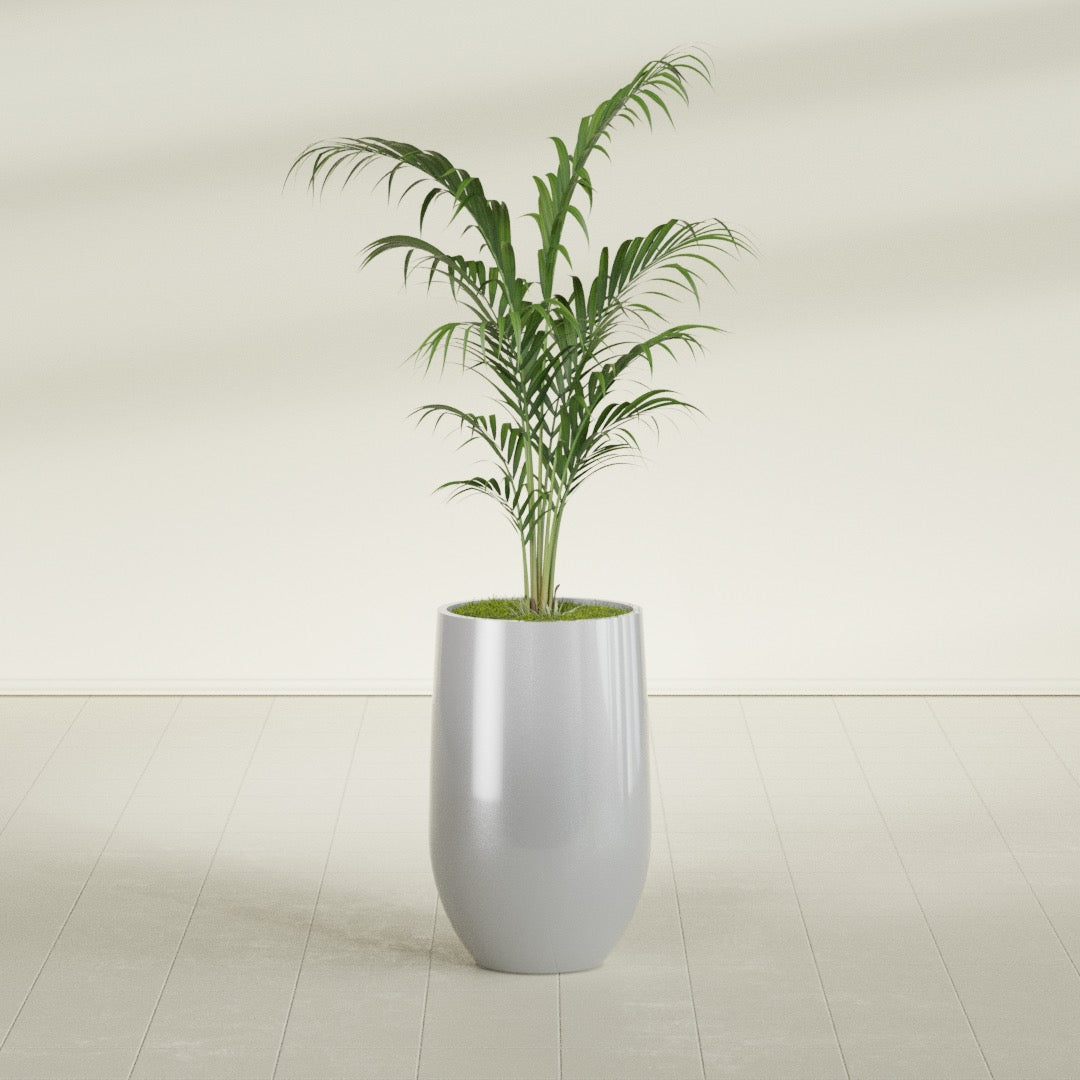 Westfield - 15in diam. x 24in - Metallic Silver - Metallic Silver,15 in diam. x 24 in H