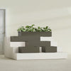 Antwerp Extra Large Long Rectangle Fiberglass Planter - 60 in x 24 in x 12 in - Matte Bronze - Matte Bronze,60 in x 24 in x 12 in