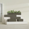 Antwerp Extra Large Long Rectangle Fiberglass Planter - 60 in x 24 in x 12 in - Matte Bronze - Matte Bronze,60 in x 24 in x 12 in