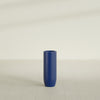 Saint Tropez Large Tall Round Fiberglass Planter - 12 in x 12 in x 32 in - Matte Cobalt Blue - Matte Cobalt Blue,12 in x 12 in x 32 in