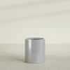 Rio Grande Medium Round Fiberglass Planter - 18 in x 18 in x 20 in - Metallic Silver - Metallic Silver,18 in x 18 in x 20 in