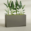 Darwin Extra Large Long Rectangle Fiberglass Planter - 72 in x 24 in x 42 in - Matte Bronze - Matte Bronze,72 in x 24 in x 42 in