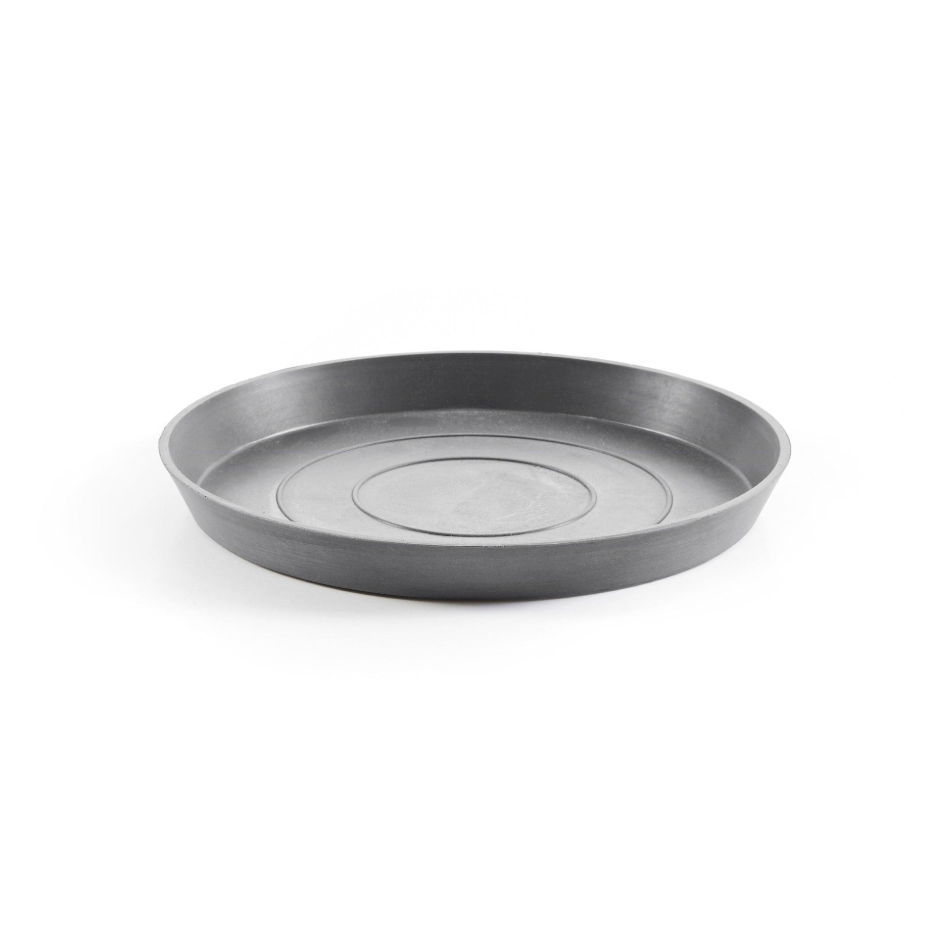 Small Round Saucer - 8.3 in x 8.3 in x 1 in - Grey - Grey,8.25 in x 8.25 in x 1 in