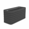 Slat Rectangle with TruDrop™ Self-Watering - 46.6in x 19in x 22.8in - Caviar Black - Caviar Black,46.6in x 19in x 22.8in