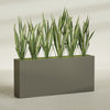 Delray Extra Large Long Rectangle Fiberglass Planter - 72 in x 12 in x 32 in - Matte Bronze - Matte Bronze,72 in x 12 in x 32 in