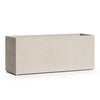 Semplito Grand Rectangular Planter – Sand Stone Finish – Fiberglass Indoor/Outdoor, Weather-Resistant XL Planter (59" L x 19.75" W x 23.5" H Exterior, 58.7" L x 19.3" W Interior) - Sand Stone,59 in x 19.7 in x 23.6 in
