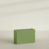 Potsdam Extra Large Long Rectangle Fiberglass Planter - 48 in x 16 in x 32 in - Satin Green - Satin Green,48 in x 16 in x 32 in
