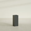 Perth Large Tall Rectangle Fiberglass Planter - 16 in x 16 in x 42 in - Matte Charcoal - Matte Charcoal,16 in x 16 in x 42 in
