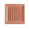 Square Universal Saucer - 14.5in Ext., 11.2in Int. - Weathered Terracotta - Weathered Terracotta,14.5" Ext. (11.2" Int.)