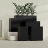 Darwin Extra Large Rectangle Fiberglass Planter - 48 in x 24 in x 42 in - Matte Black - Matte Black,48 in x 24 in x 42 in