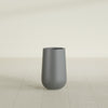 Tall Hayden Medium Round Fiberglass Planter - 18 in x 18 in x 29 in - Metallic Gunmetal - Metallic Gunmetal,18 in x 18 in x 29 in
