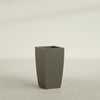 Toulan Large Tall Tapered Square Fiberglass Planter - 16 in x 16 in x 30 in - Matte Bronze - Matte Bronze,16 in x 16 in x 30 in