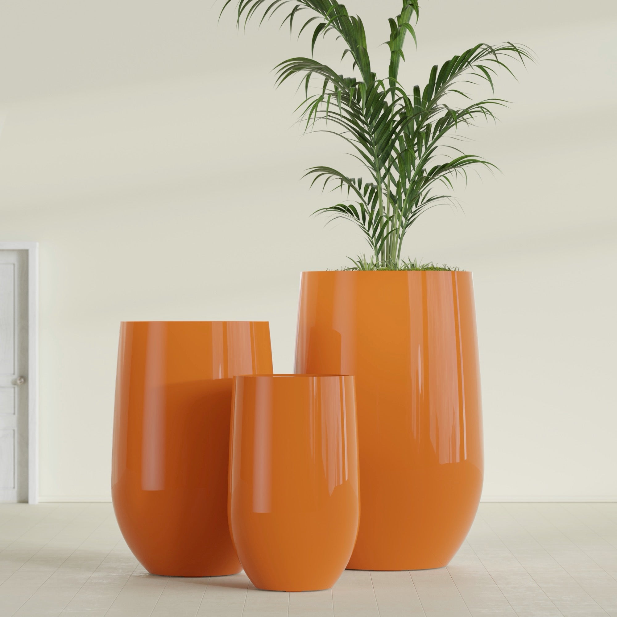 Westfield - 15in diam. x 24in - Gloss Tangerine - Gloss Tangerine,15 in diam. x 24 in H
