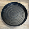 Deep Black Vinyl Heavy-Duty Plant Saucers - 21" diam. x 4"H - Case of 20 - 21" diam. x 4"H,Case of 20
