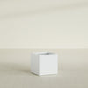 Montroy Medium Cube Square Fiberglass Planter - 24 in x 24 in x 24 in - Matte White - Matte White,24 in x 24 in x 24 in