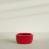 Casablanca Large Round Low Bowl Fiberglass Planter - 30 in x 30 in x 15 in - Gloss Red - Gloss Red,30 in x 30 in x 15 in