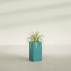 Hollywood Medium Rectangle Fiberglass Planter - 12 in x 12 in x 24 in - Satin Sea Foam - Satin Sea Foam,12 in x 12 in x 24 in