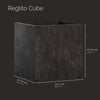 Reglito Cube - 19.7in x 19.7in x 20.3in - Brown Stone - Brown Stone,19.7 in x 19.7 in x 20.3 in