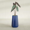 Saigon Large Tapered Round Planter - 14 in x 14 in x 30 in - Matte Cobalt Blue - Matte Cobalt Blue,13.7 in x 13.7 in 30 in