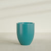Valencia Large Round Fiberglass Planter - 27 in x 27 in x 31 in - Satin Sea Foam - Satin Sea Foam,27 in x 27 in x 31 in
