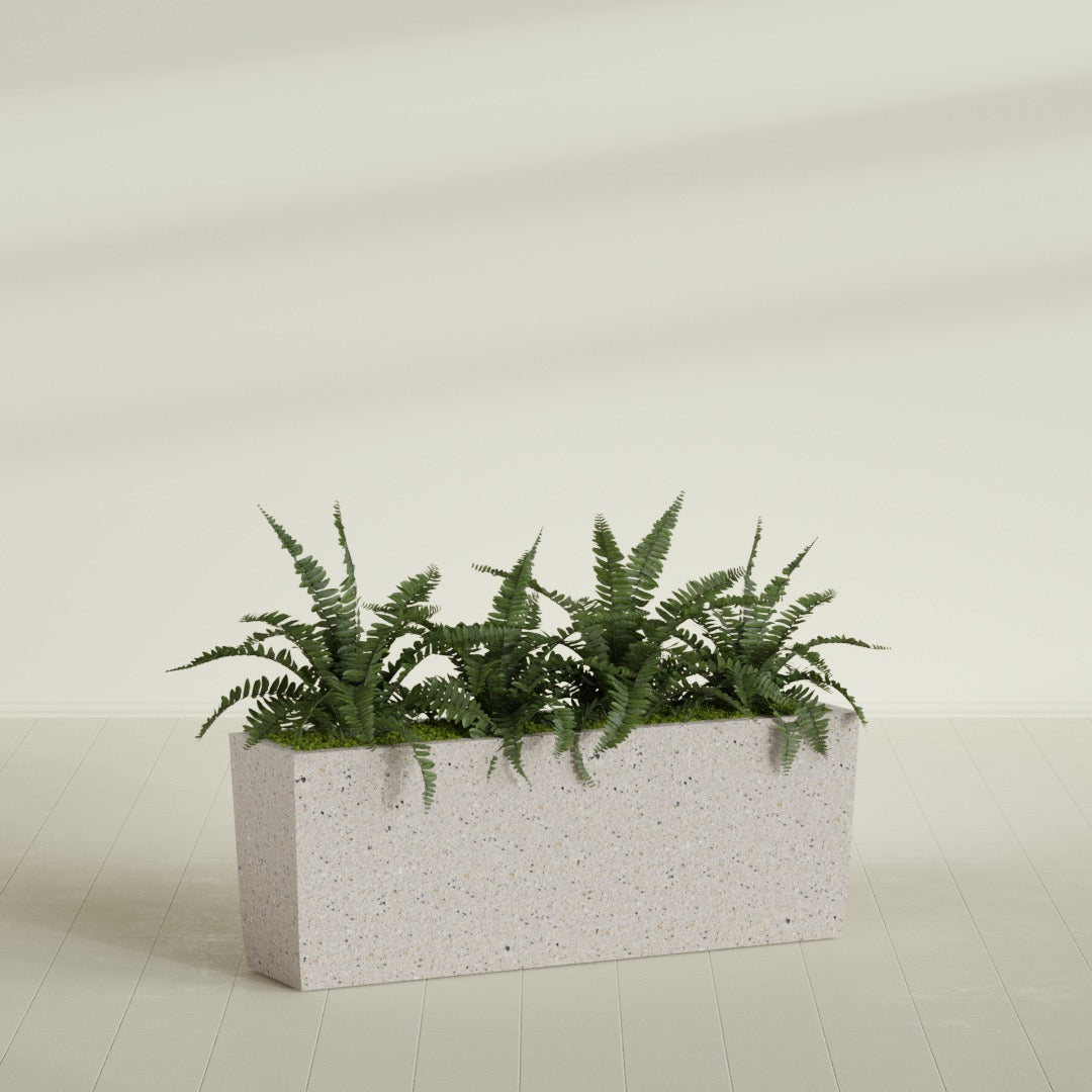 Tapered Rectangle - 48in x 12in x 18in - StoneLight - Pearlstone - StoneLight - Pearlstone,48 in x 12 in x 18 in