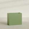 Darwin Extra Large Rectangle Fiberglass Planter - 48 in x 24 in x 42 in - Satin Green - Satin Green,48 in x 24 in x 42 in