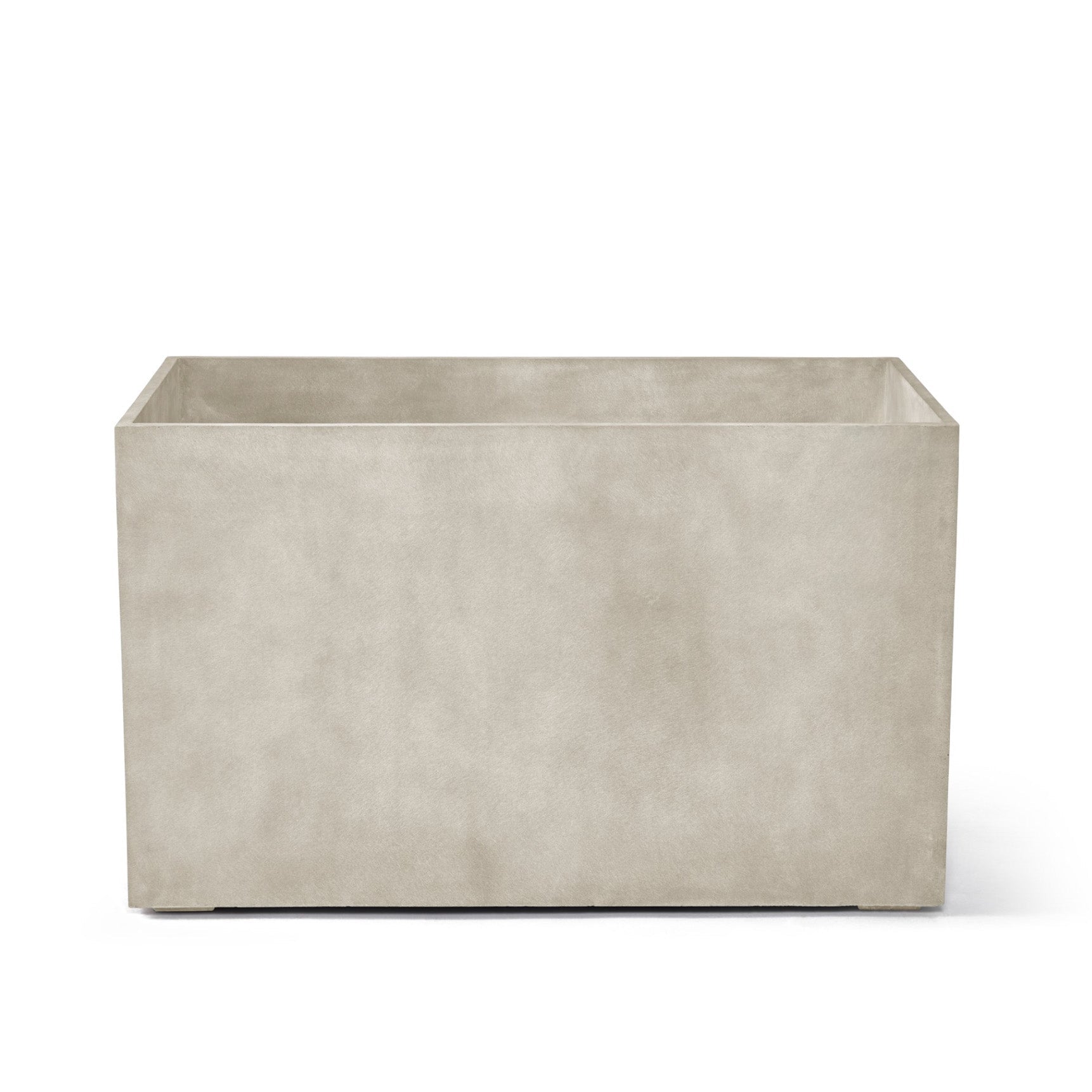 Semplito Rectangular Planter – Sand Stone Finish – Fiberglass Indoor/Outdoor and Weather-Resistant Large Planter (39.5" L x 19.75" W x 23.5" H Exterior, 39" L x 19.3" W Interior) - Sand Stone,39.3 in x 19.7 in x 23.6 in
