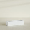 Cuba Large Long Rectangle Fiberglass Planter - 48 in x 14 in x 12 in - Matte White - Matte White,48 in x 14 in x 12 in