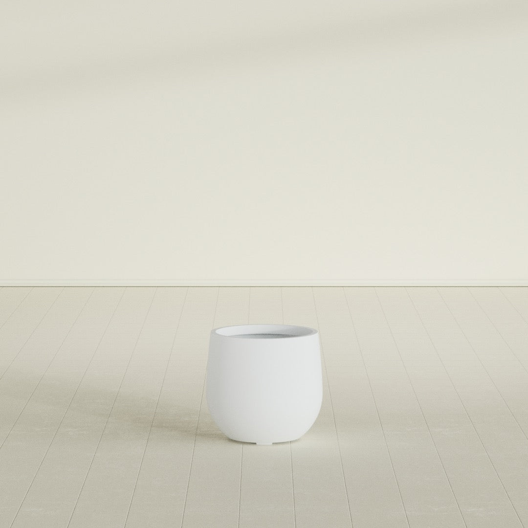 Westfield - 15in diam. x 14in - Gloss White - Gloss White,15 in diam. x 14 in H