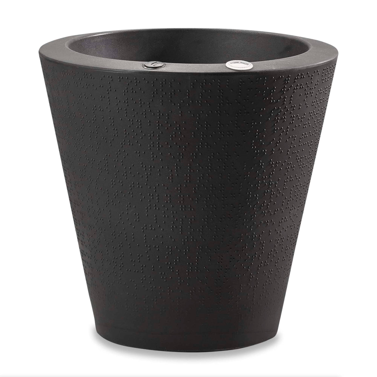 Dot with TruDrop™ Self-Watering - 26in diam. x 26in - Caviar Black - Caviar Black,26in diam. x 26in