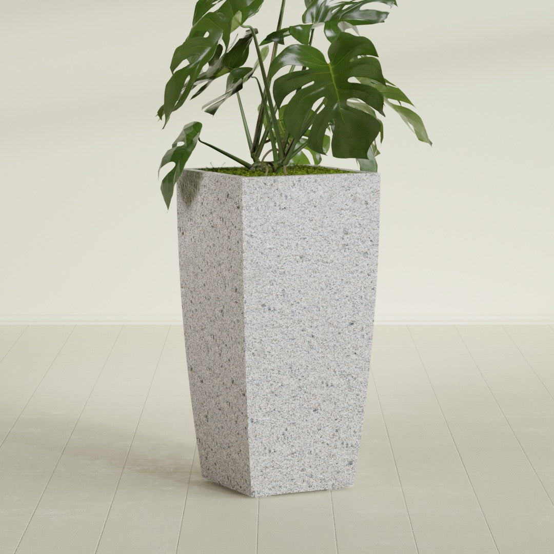 Tapered Column - 20in x 20in x 42in - StoneLight - Greystone - StoneLight - Greystone,20 in x 20 in x 42 in