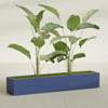 Cuba Extra Large Long Rectangle Fiberglass Planter - 72 in x 14 in x 12 in - Matte Cobalt Blue - Matte Cobalt Blue,72 in x 14 in x 12 in