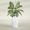 Lisbon Large Round Fiberglass Planter - 18 in x 18 in x 32 in - Matte White - Matte White,18 in x 18 in x 32 in
