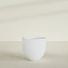 Alzira Large Round Fiberglass Planter - 30 in x 30 in x 28 in - Gloss White - Gloss White,30 in x 30 in x 28 in
