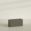 Miami Large Narrow Rectangle Fiberglass Planter - 36 in x 12 in x 18 in - Matte Bronze - Matte Bronze,36 in x 12 in x 18 in