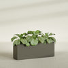 Miami Extra Large Narrow Rectangle Fiberglass Planter - 48 in x 12 in x 18 in - Matte Bronze - Matte Bronze,48 in x 12 in x 18 in
