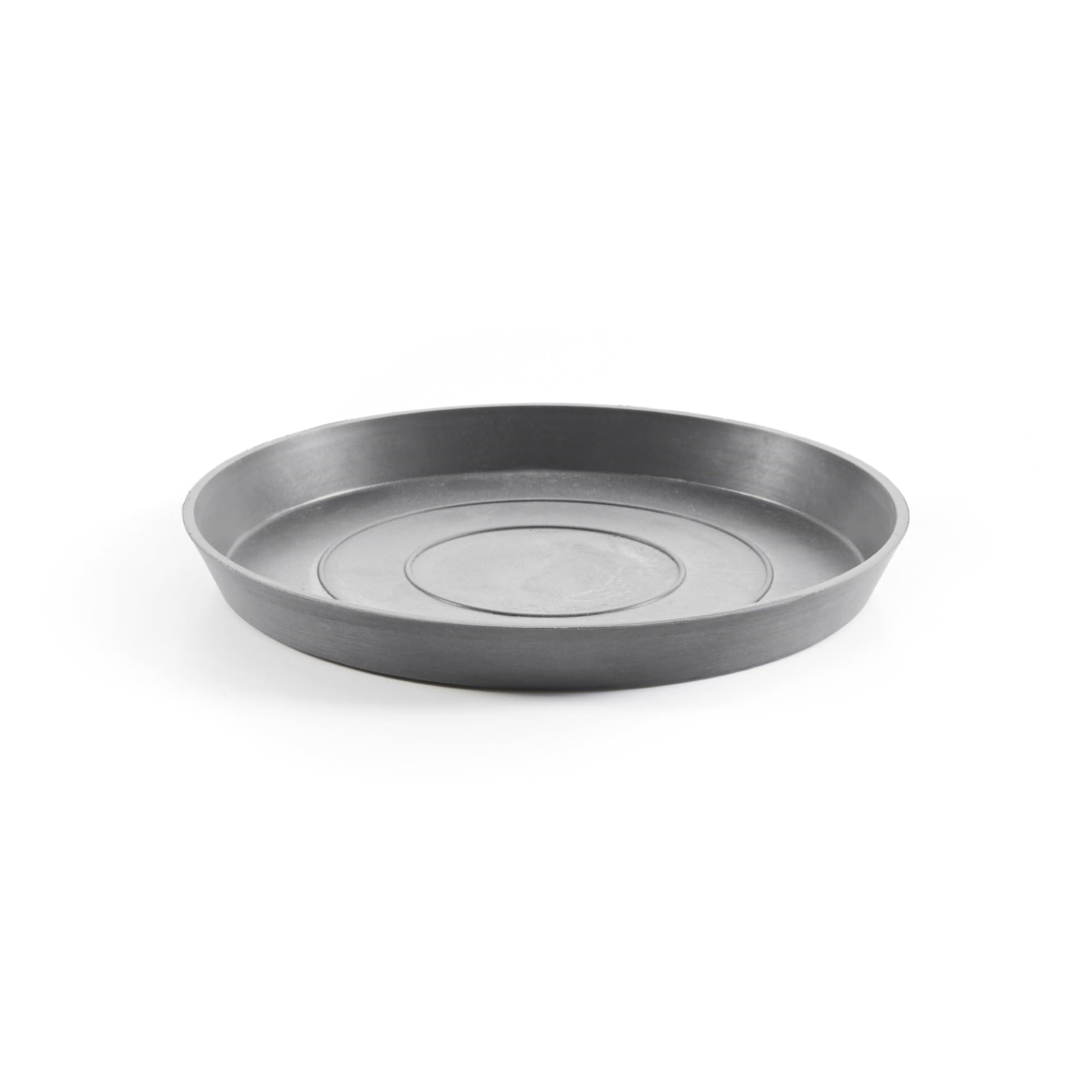 Small Round Saucer - 7 in x 7 in x 1 in - Grey - Grey,7 in x 7 in x 1 in