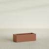 Cuba Large Long Rectangle Fiberglass Planter - 36 in x 14 in x 12 in - Matte Terracotta - Matte Terracotta,36 in x 14 in x 12 in