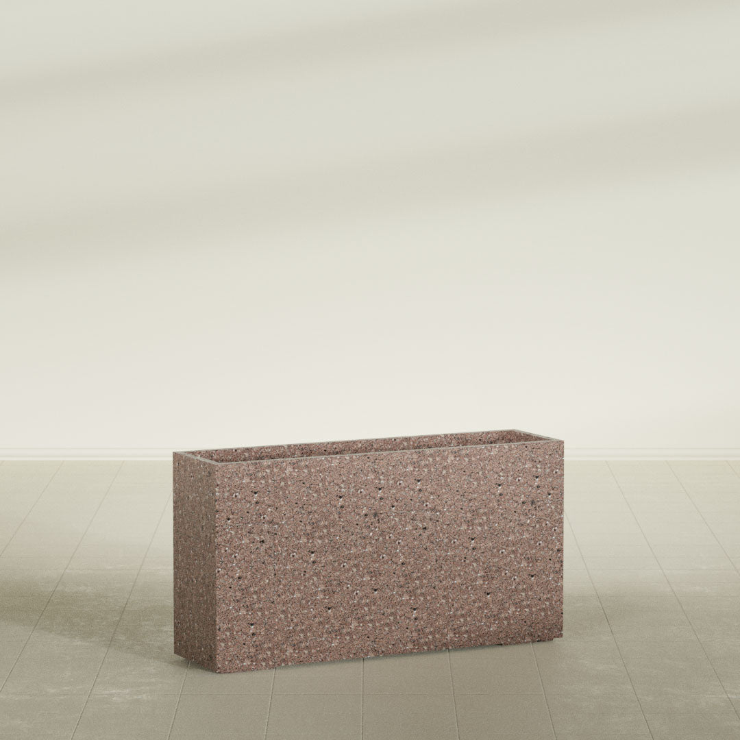 ProTone Fiberglass Premium Finish Extra Large Rectangle Planter - 48 in x 16 in x 32 in - StoneLight - Sunstone - StoneLight - Sunstone,48 in x 16 in x 32 in