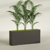 Potsdam Extra Large Long Rectangle Fiberglass Planter - 72 in x 16 in x 32 in - Matte Brown - Matte Brown,72 in x 16 in x 32 in