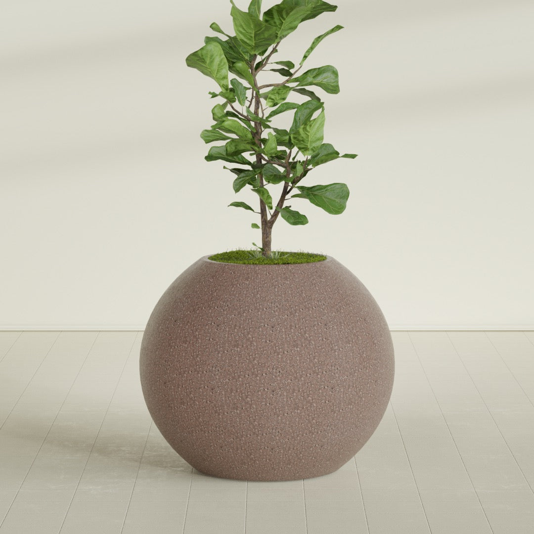 Globe - 36in diam. x 31in - StoneLight - Sunstone - StoneLight - Sunstone,36 in x 36 in x 30 in