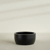 Casablanca Large Round Low Bowl Fiberglass Planter - 36 in x 36 in x 18 in - Matte Black - Matte Black,36 in x 36 in x 18 in